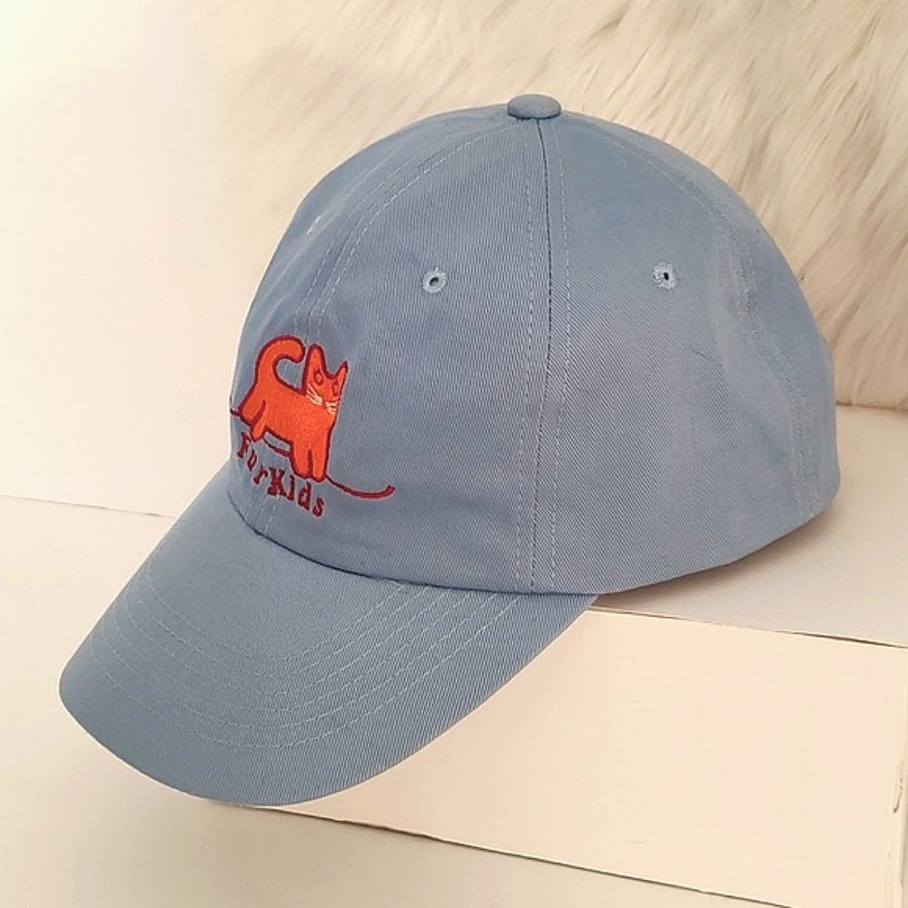 Sportsman LIght Blue 100% Cotton Adjustable Embroidered Baseball Cap - Picture 3 of 9